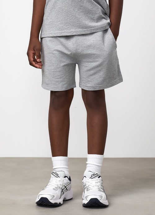 Gym King Older Kids Victory Loopback Short - Grey Marl