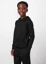 Gym King Older Kids Victory Loopback Hoodie - Black thumbnail