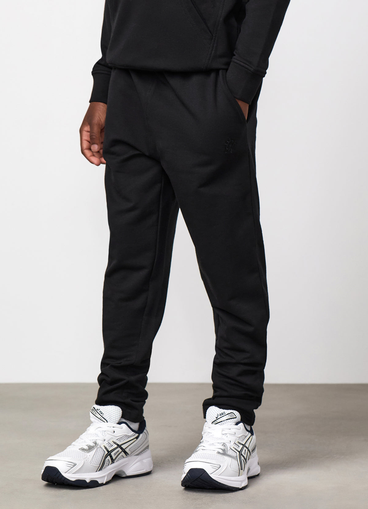 Gym King Older Kids Victory Loopback Jogger - Black