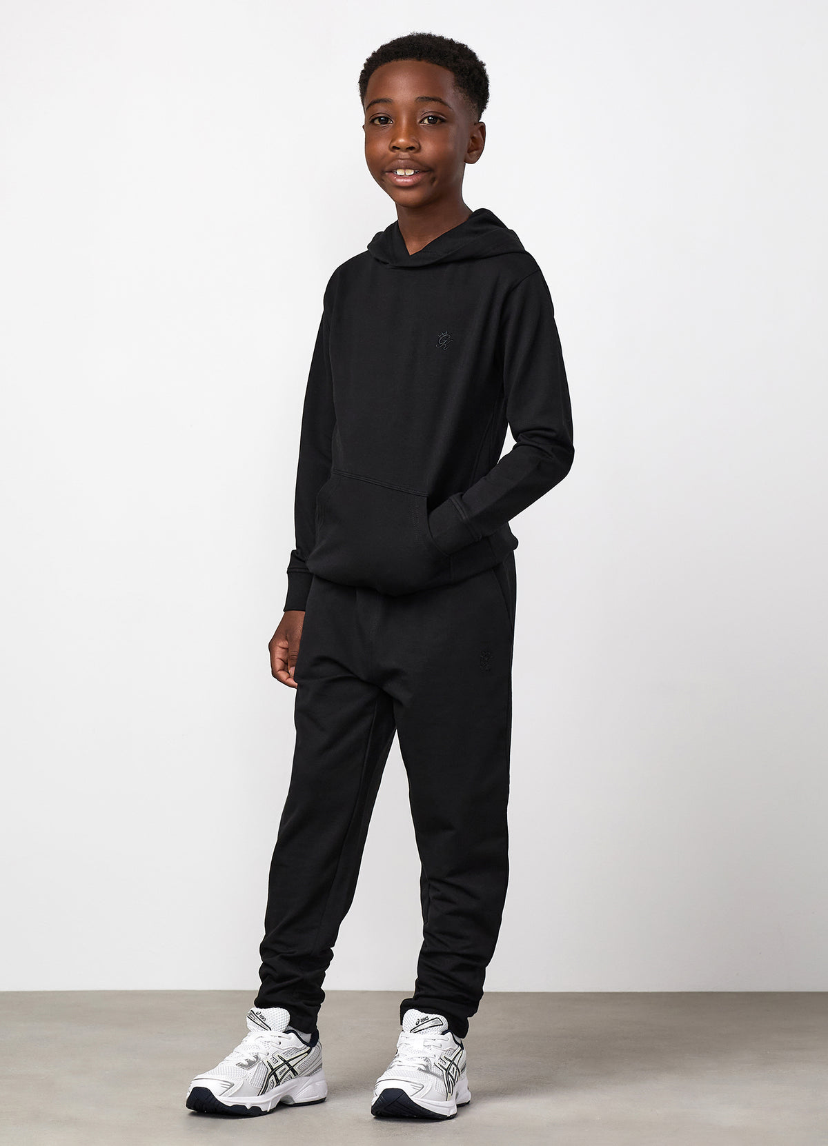 Gym King Younger Kids Victory Loopback Jogger - Black