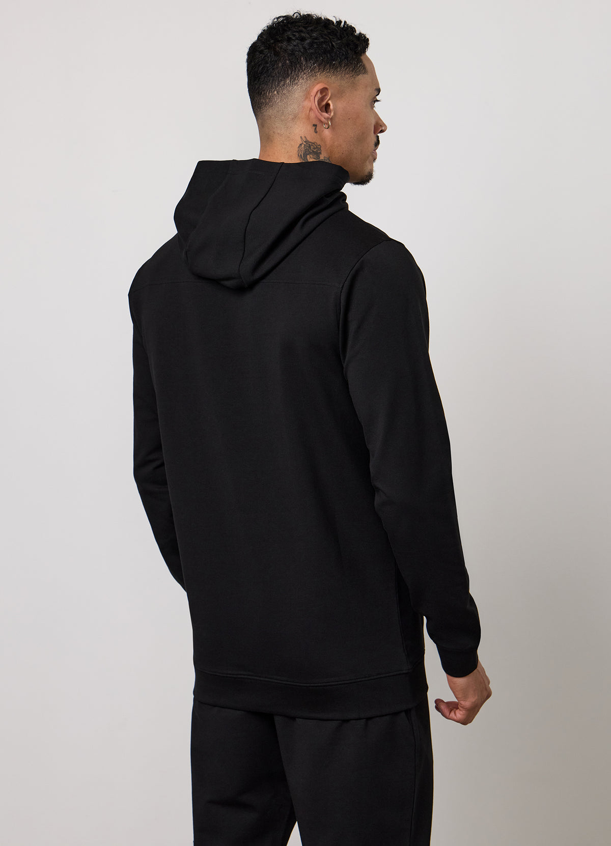 Gym King Victory Lightweight Loopback Hoodie - Black