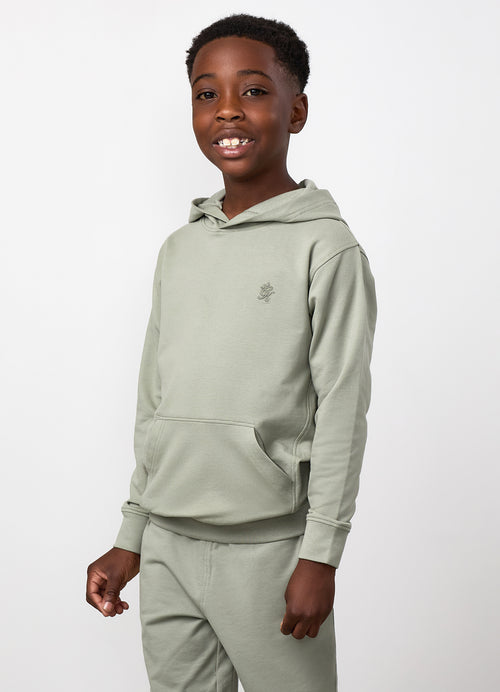 Gym King Younger Kids Victory Loopback Hoodie - Soft Khaki