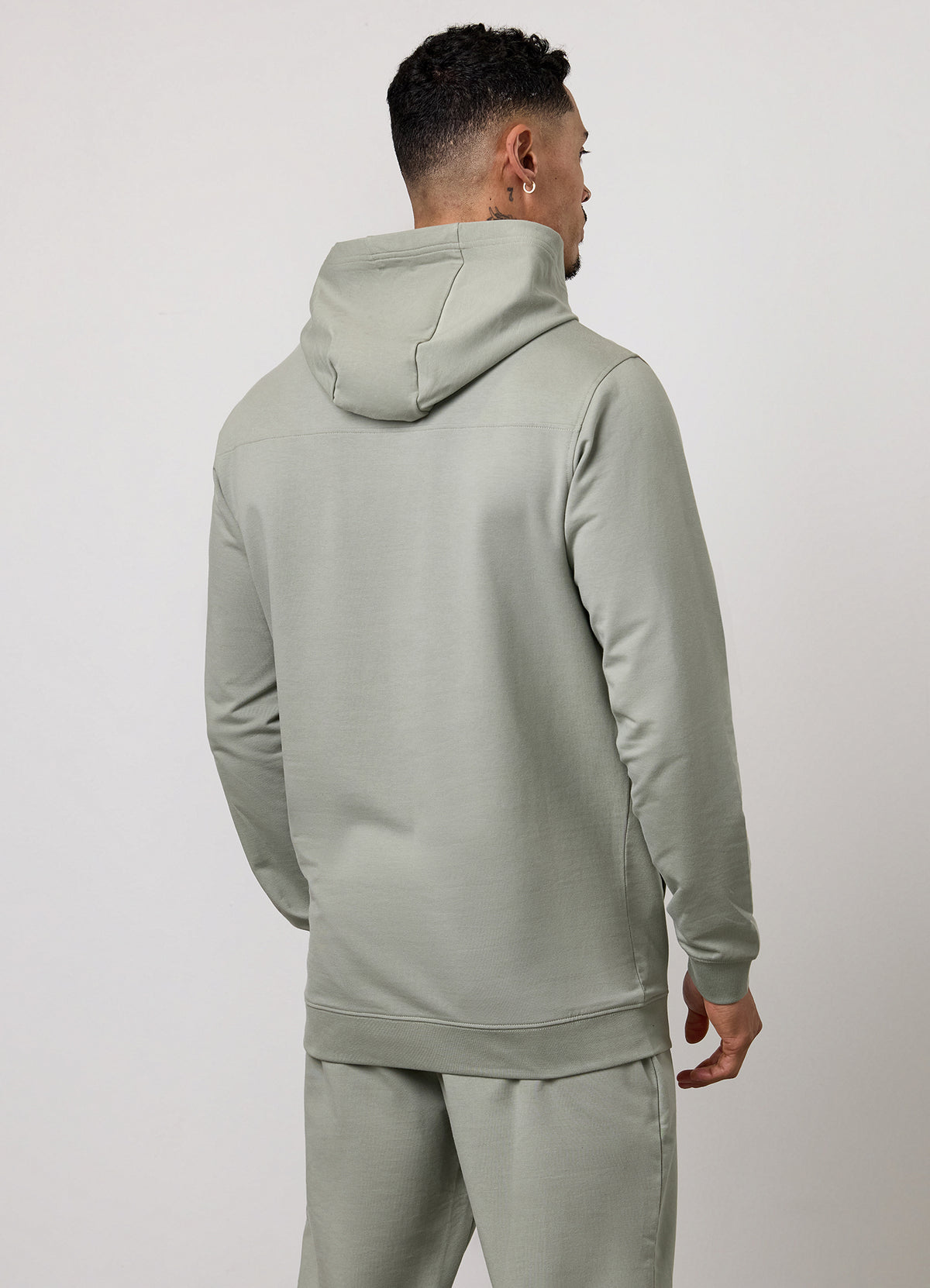 Gym King Victory Lightweight Loopback Hoodie - Soft Khaki