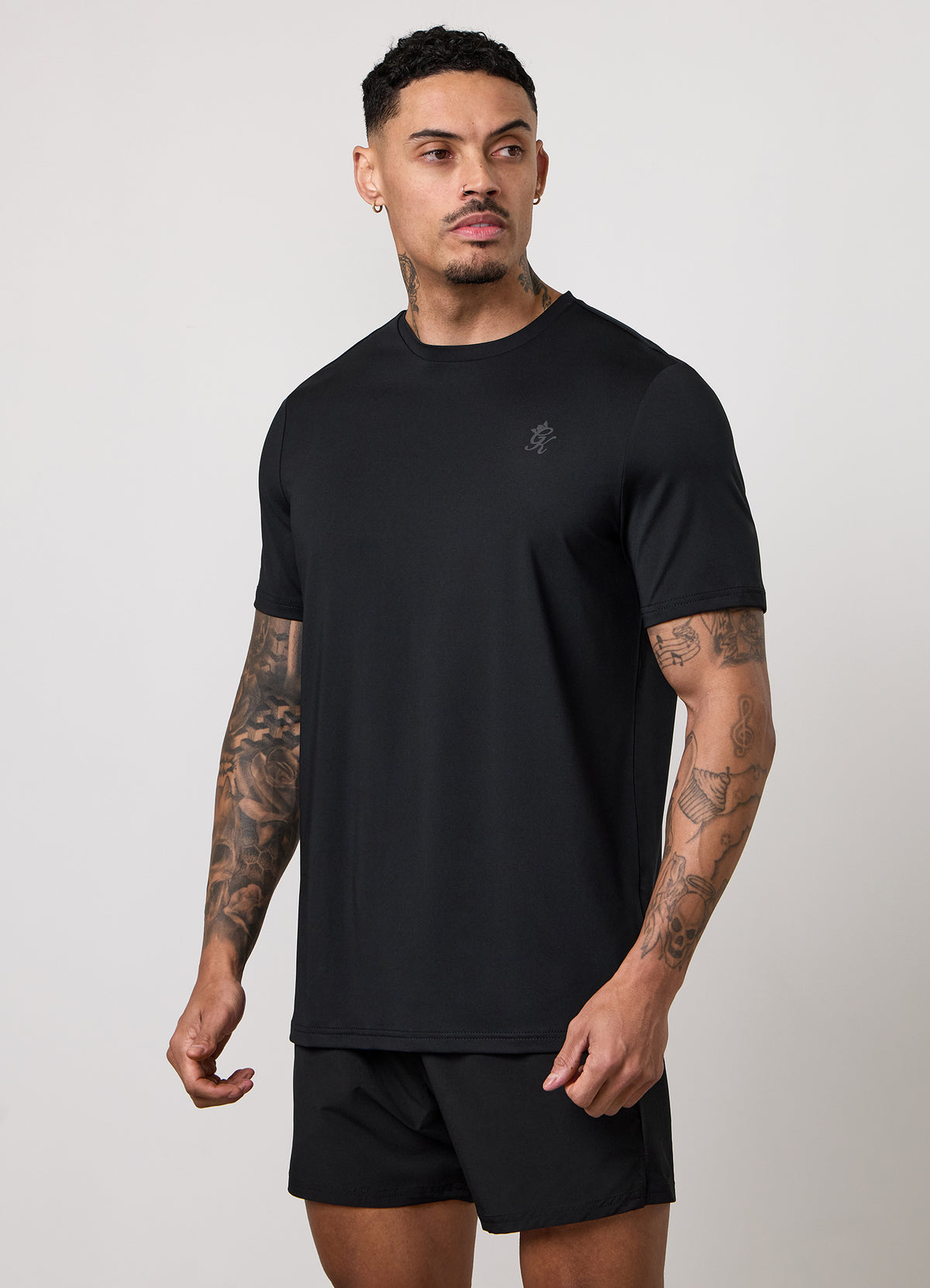 Gym King Victory Performance Poly T-Shirt - Black