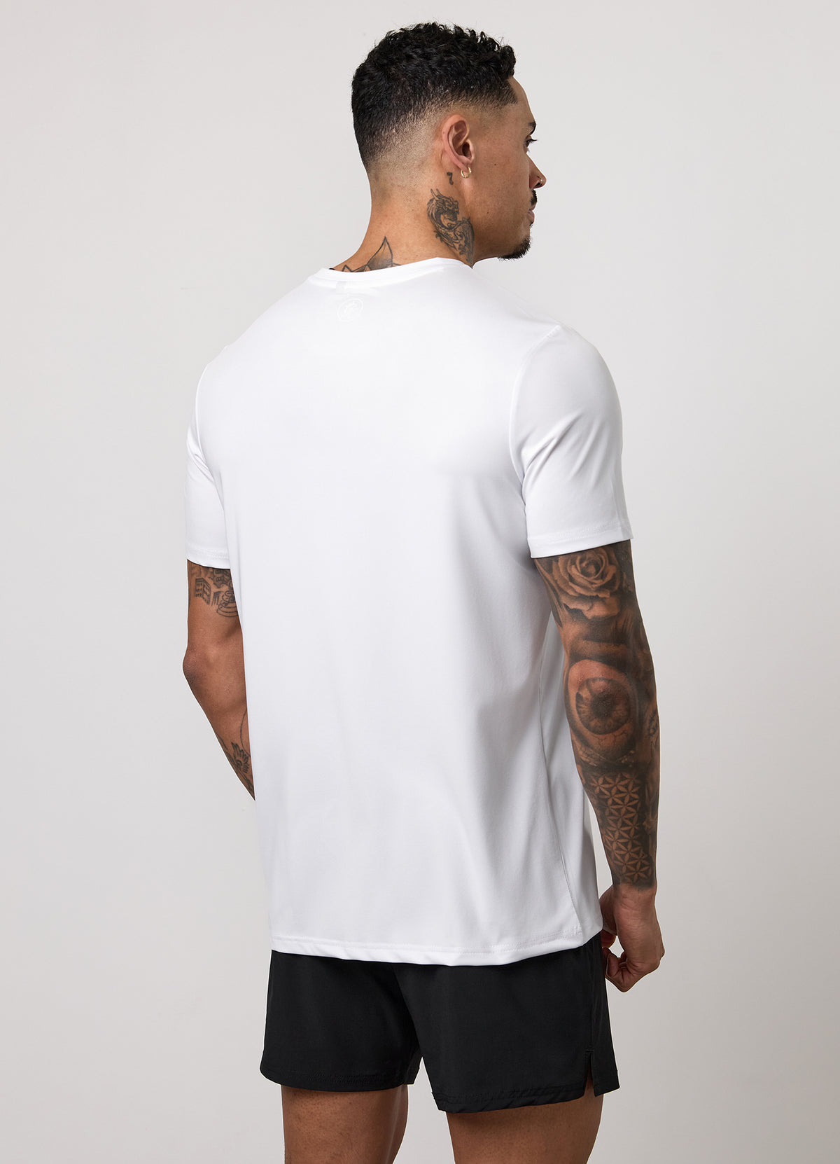 Gym King Victory Performance Poly T-Shirt - White