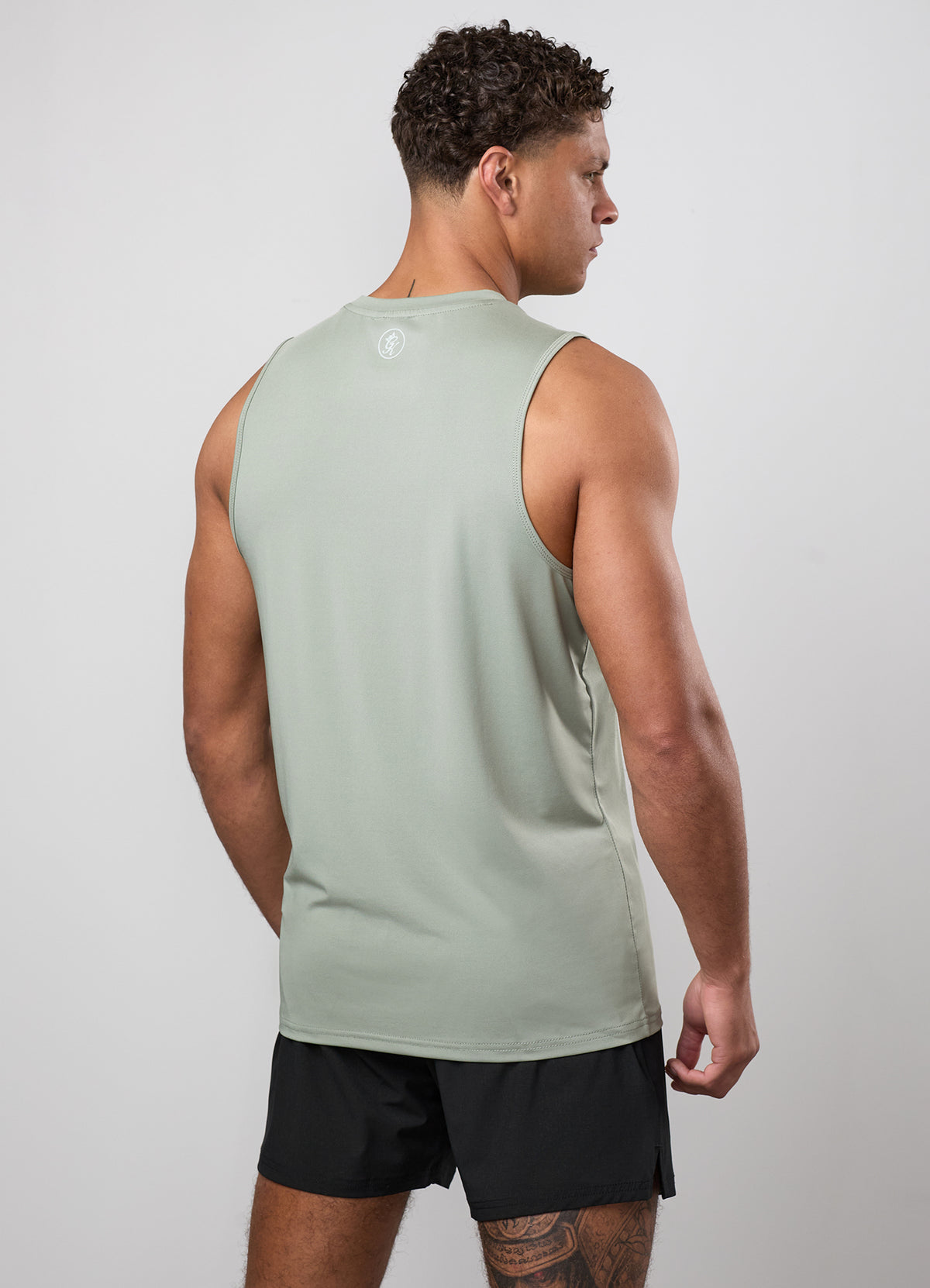 Gym King Victory Performance Vest - Soft Khaki