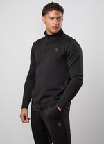 Gym King Victory 1/4 Zip Funnel - Black thumbnail