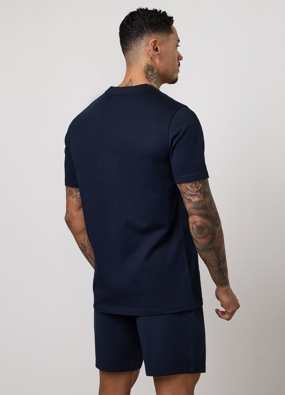 Gym King Victory Regular Fit Jersey T-Shirt - Navy