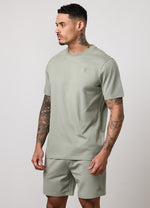 Gym King Victory T-shirt met normale pasvorm - Zacht kaki (miniatuurafbeelding)
