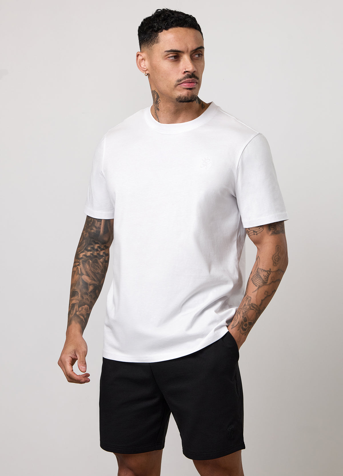 Gym King Victory Regular Fit Jersey T-Shirt - White