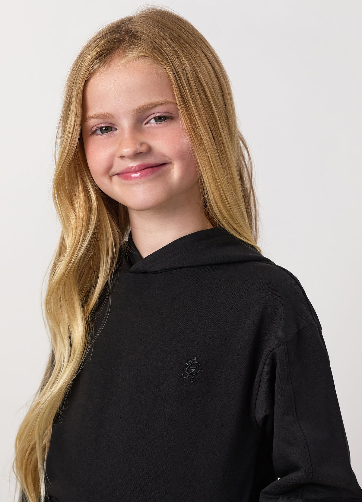 Gym King Older Kids Victory Relaxed Fit Hoodie - Black