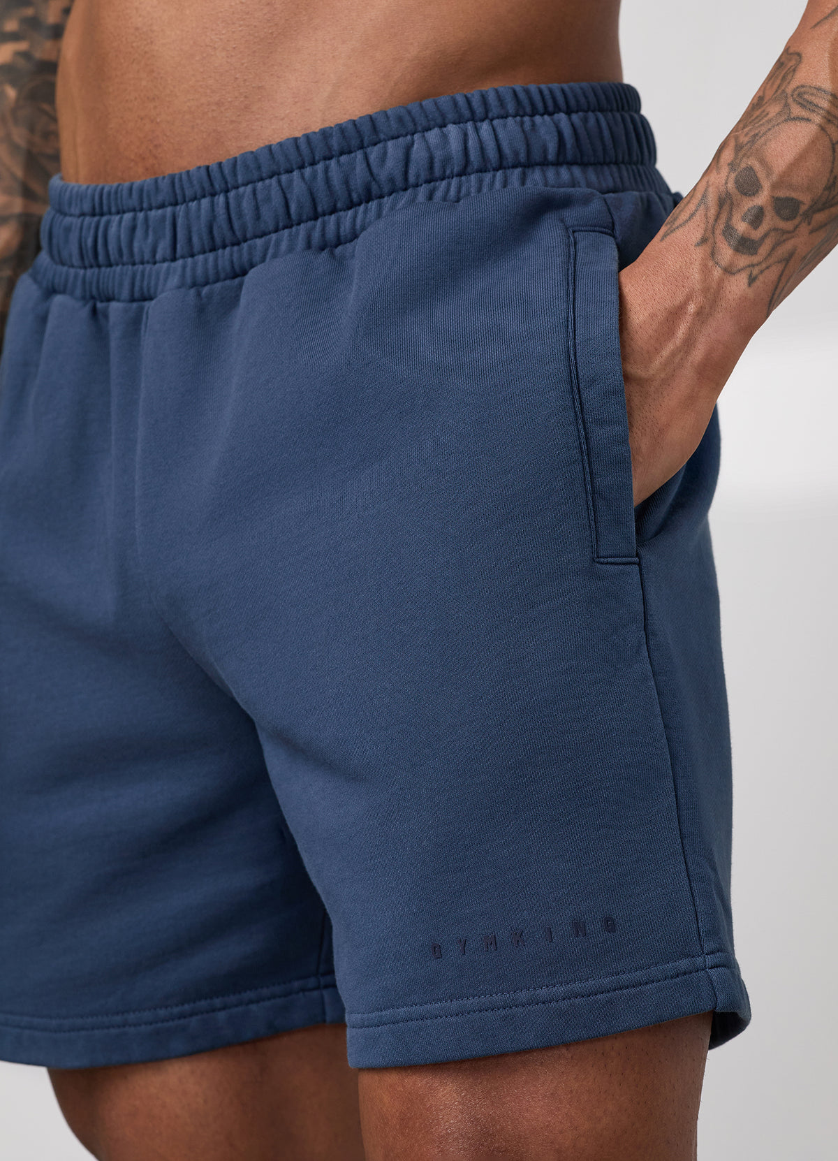 Gym King World Washed Short - Rich Blue