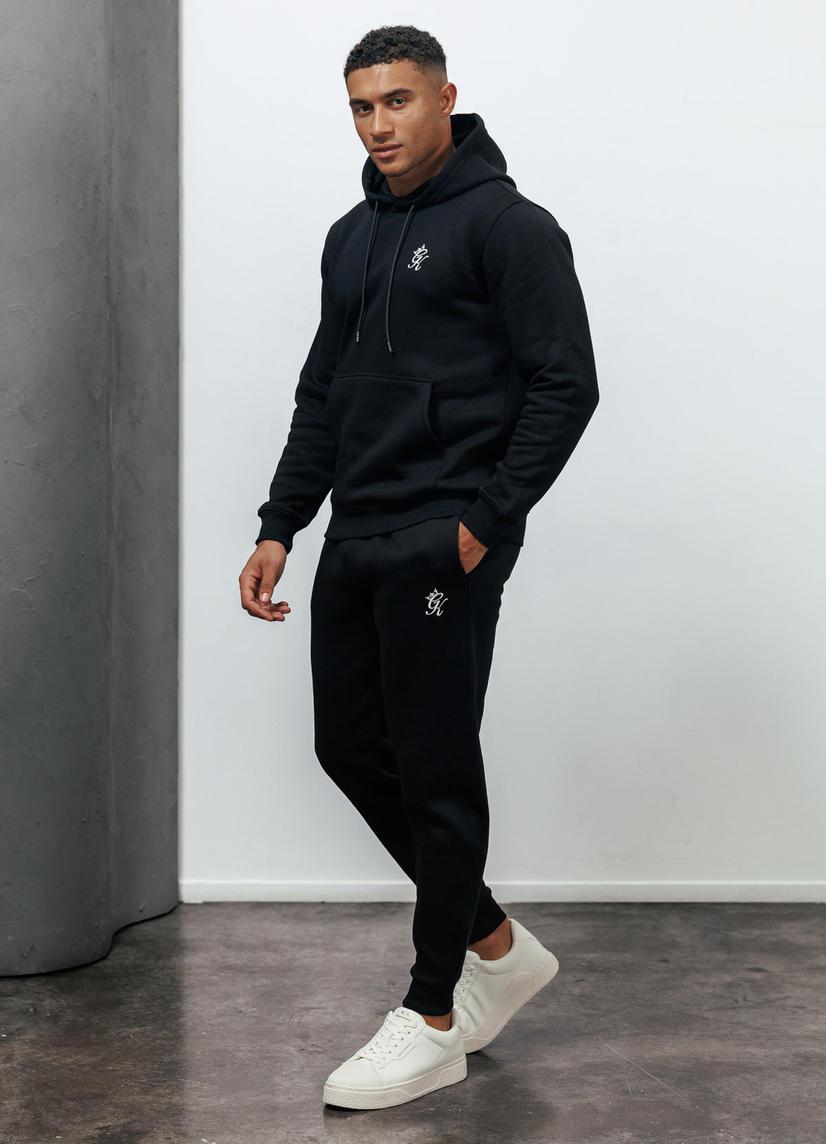 black tracksuit