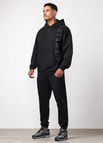 Gym King Text Logo Tracksuit - Black thumbnail