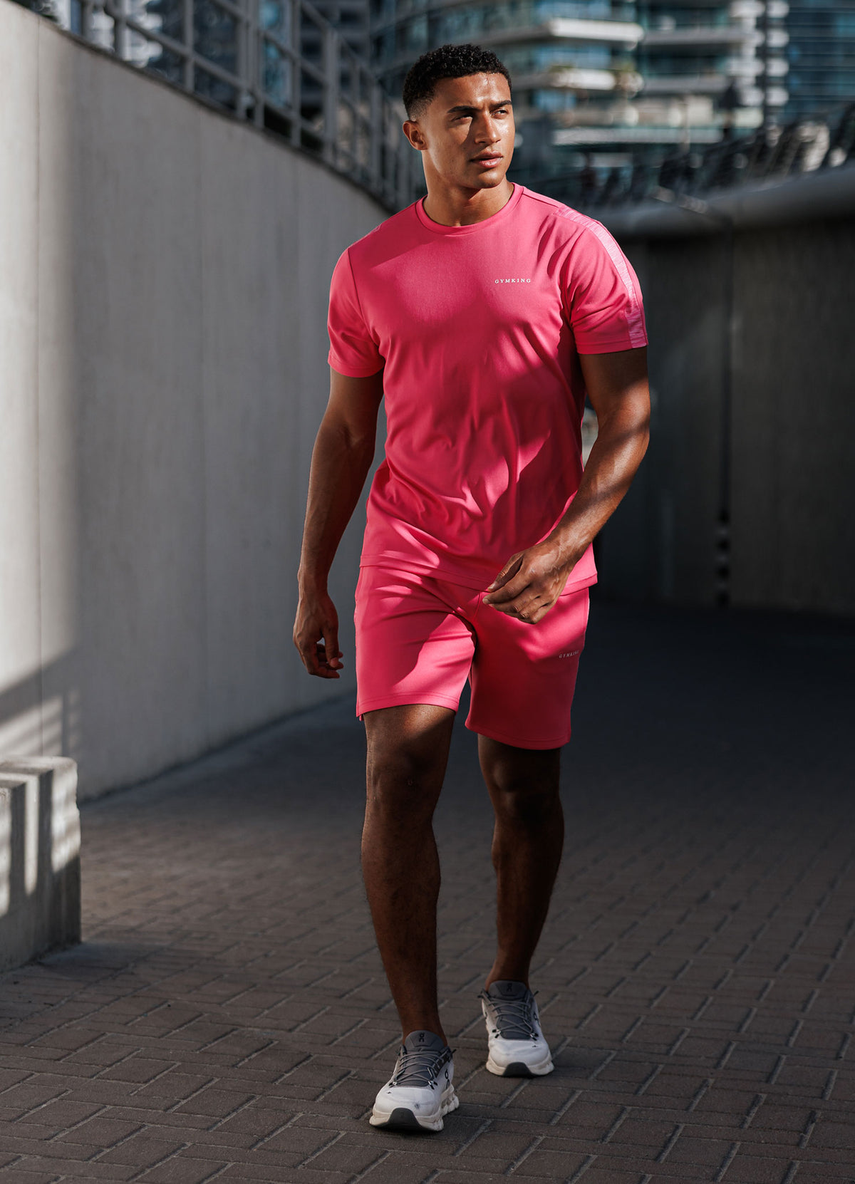 Gym King Core Plus Poly 2.0 Short - Roze