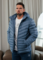Gym King Endurance Puffer Jacket - Slate Blue thumbnail