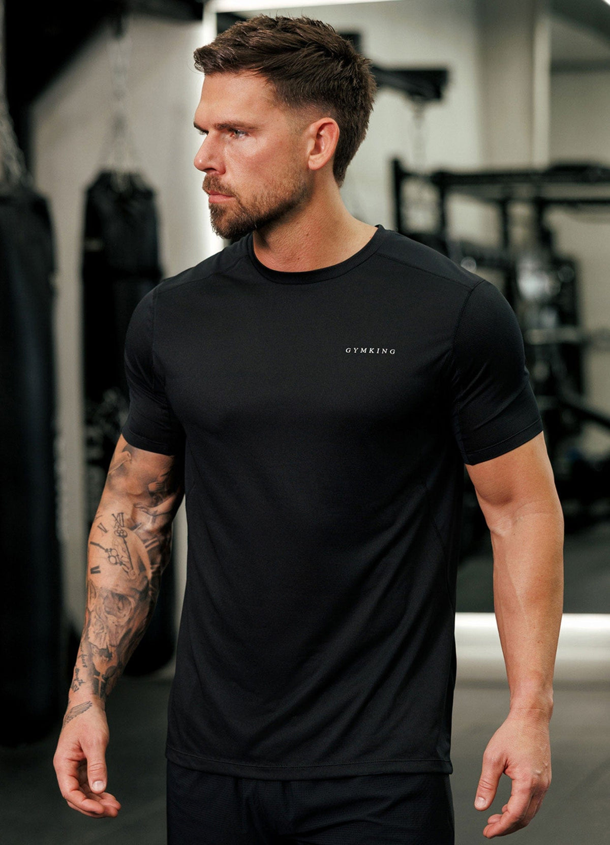Gym King Energise T-Shirt - Black