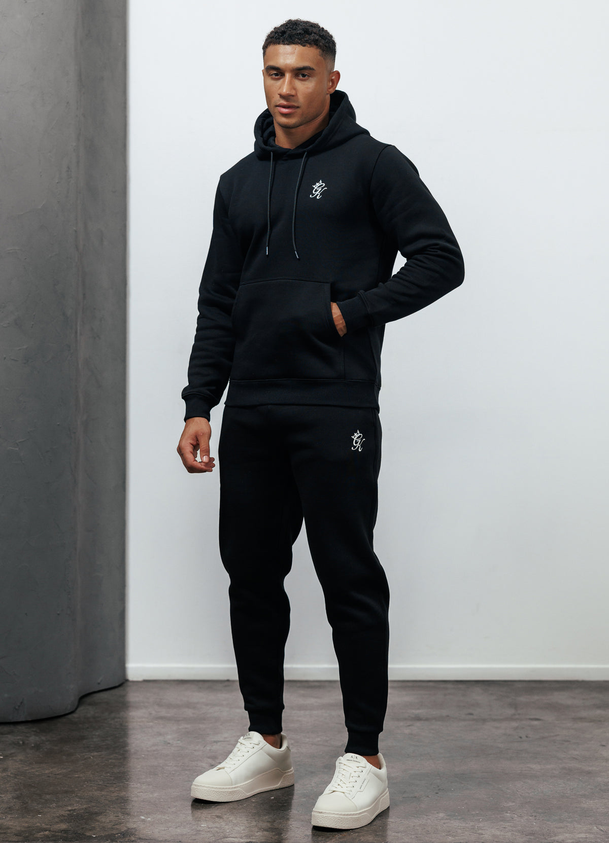 black tracksuit