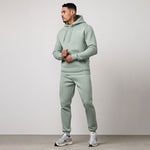Gym King Fundamental Linear Hood Tracksuit - Urban Sage thumbnail