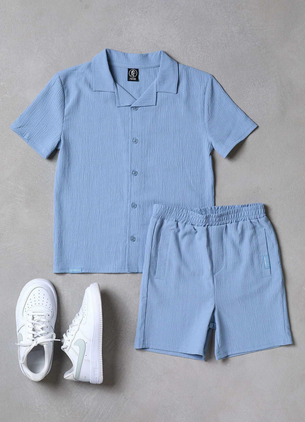 Gym King Younger Kids Signature Woven Short - Powder Blue