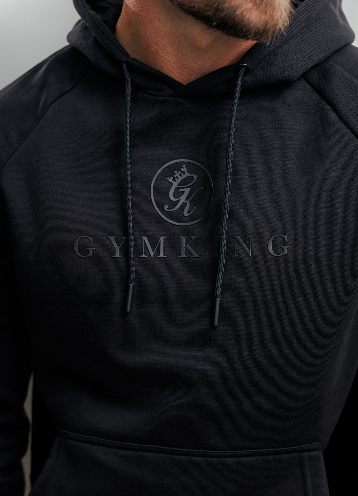 Gym King Pro Hoodie - Zwart/Zwart