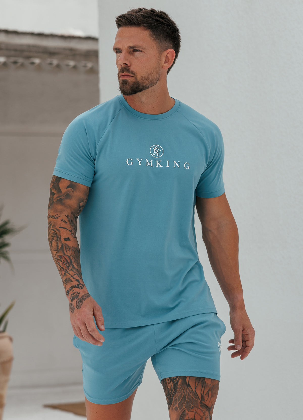 Gym King Pro Logo T-Shirt - Blue