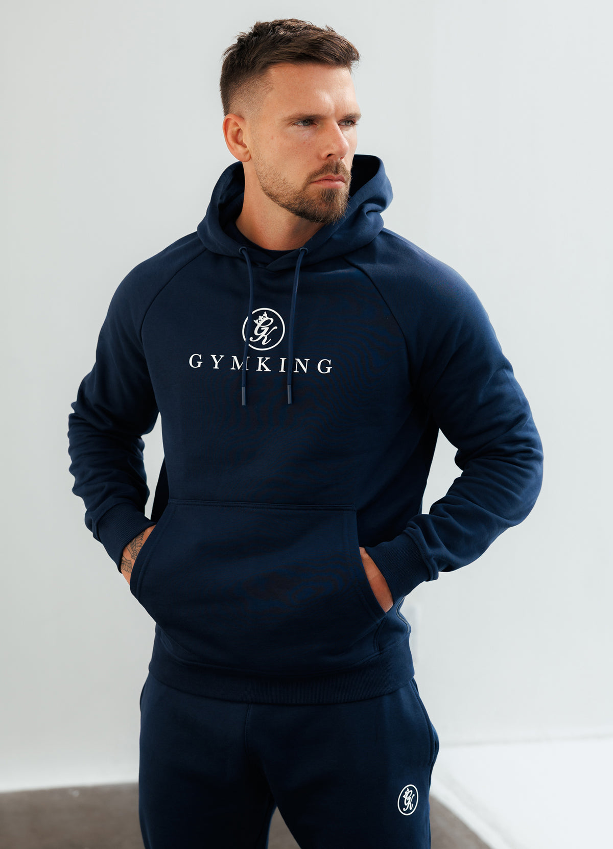 Gym King Pro Hoodie - Oxford Blue