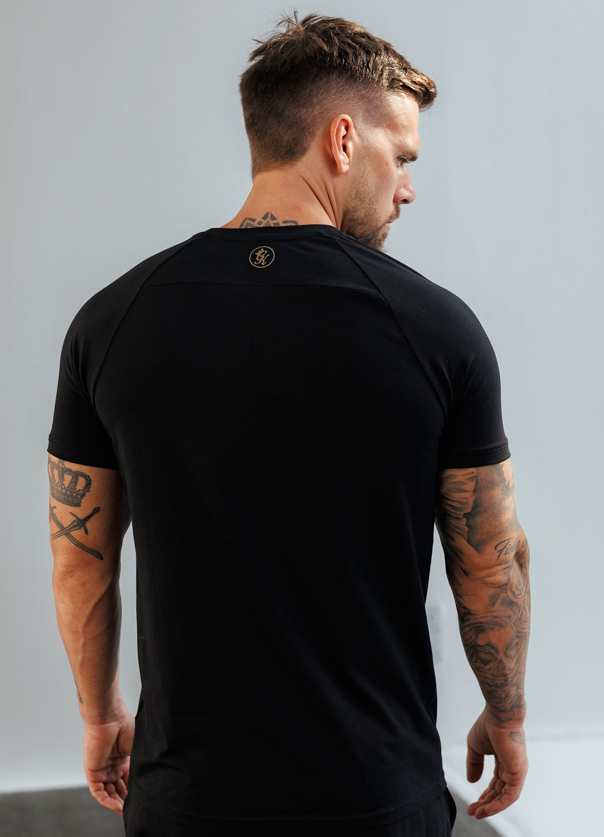 Gym King Pro T-shirt - Zwart/Goud