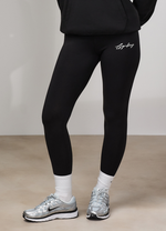 Gym King Script Jersey Legging - Black/White thumbnail