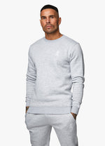 Gym King Fundamental Crew - Grey Marl thumbnail
