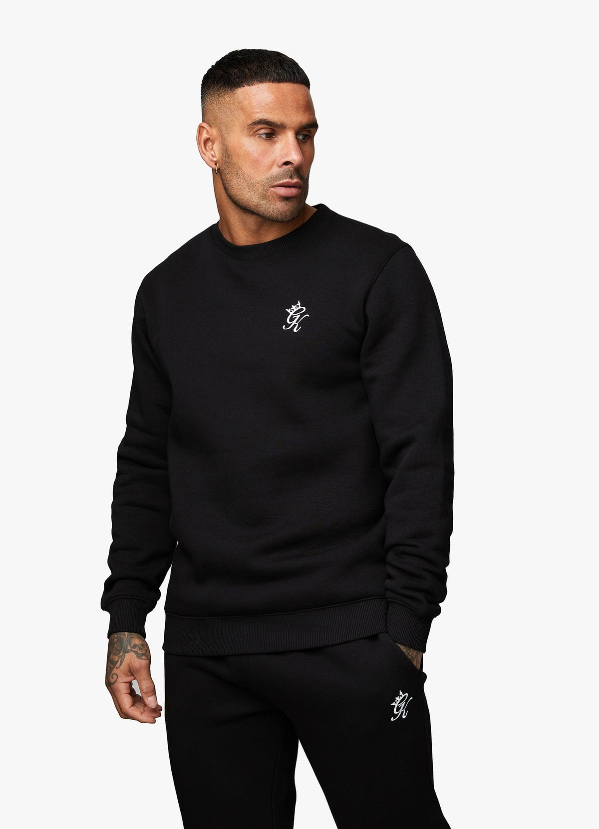 Gym King Fundamental Crew - Zwart